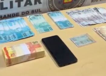 VÍDEO: Homem é preso com mais de R$ 30 mil em dinheiro falso no RS