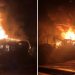 VÍDEO: Incêndio destrói restaurante e floricultura às margens da RSC-287 em Santa Cruz do Sul