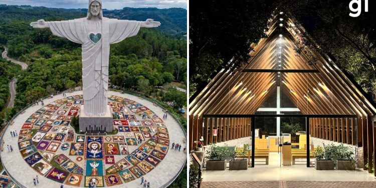 Cristo mais alto do Brasil terá tapetes de Corpus Christi pela primeira vez; veja programação do feriado